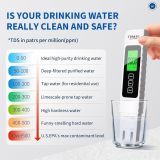 4 in 1 Digital Water Quality Tester - TDS/EC/Temperature（°C/°F）TDS Meter | 0-9999 ppm | Accurate and Professional for Drinking Water, Hydroponics, Aquariums, RO Systems, Pool 
