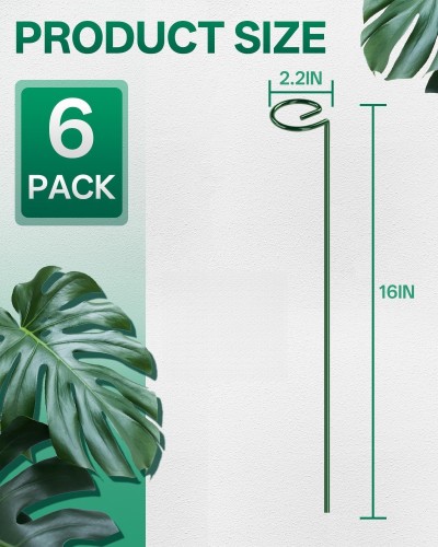 Plant support rods and stakes with support sticks, suitable for peonies, tomato seedlings, marigolds, amaryllis, young plants, and calendulas.