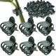 Plant clips, orchid clips, plant and orchid support clips, vine clips, used to support stems, vines, and stalks, helping climbing plants grow upright.