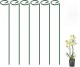 Plant support rods and stakes with support sticks, suitable for peonies, tomato seedlings, marigolds, amaryllis, young plants, and calendulas.