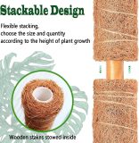 Stackable moss pole plants moss pole, suitable for Monstera, 70-inch tall climbing plant indoor moss pole, coconut fiber plant support pole, suitable for potted plants, pothos
