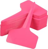 Thickened T-shaped plant sign, plastic plant tags, garden labels, outdoor garden plant tags, waterproof plant label stakes