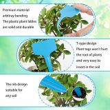 Thickened T-shaped plant sign, plastic plant tags, garden labels, outdoor garden plant tags, waterproof plant label stakes