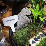 Thickened T-shaped plant sign, plastic plant tags, garden labels, outdoor garden plant tags, waterproof plant label stakes