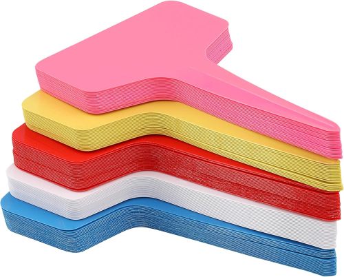 Thickened T-shaped plant sign, plastic plant tags, garden labels, outdoor garden plant tags, waterproof plant label stakes