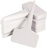 Thickened T-shaped plant sign, plastic plant tags, garden labels, outdoor garden plant tags, waterproof plant label stakes