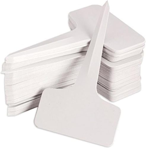Thickened T-shaped plant sign, plastic plant tags, garden labels, outdoor garden plant tags, waterproof plant label stakes