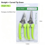 Pruning shears, stainless steel garden clippers, sharp handheld garden scissors, bypass and anvil garden shears, suitable for plants, flowers, and fruit trees