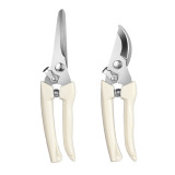 Pruning shears, stainless steel garden clippers, sharp handheld garden scissors, bypass and anvil garden shears, suitable for plants, flowers, and fruit trees