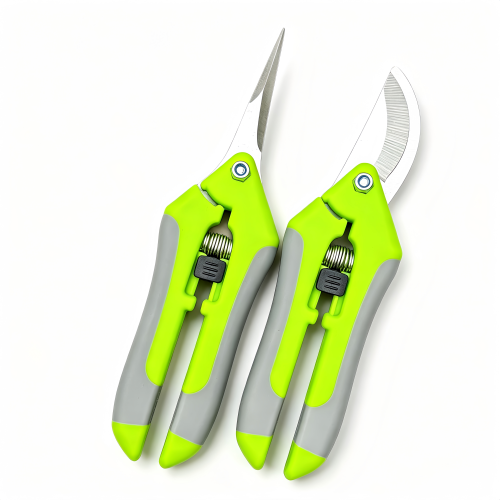 Dual Types Gardening Pruning Shears, Labor-Saving Ergonomic Handle Plant Scissors for Yard, Orchard & Flower Arrangement