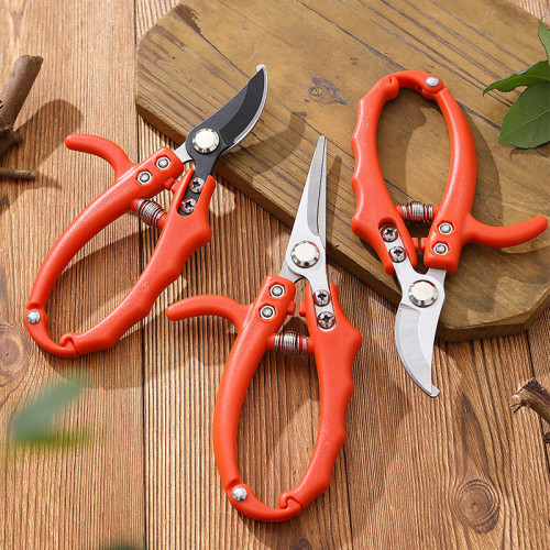 SK5 Steel Pruning Shears, Professional Garden Branch Trimmers for Plant Flower Shrub Grafting Household Outdoor Gardening Tool