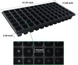 Seedling Tray - Sturdy and durable plastic nursery tray with drainage holes, perfect for seedlings, propagation, and seed germination