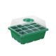 Seedling tray with humidity dome, seed starting tray plant seedling kit with base, mini greenhouse germination kit for seed planting and sprouting