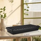 Seedling Tray - Sturdy and durable plastic nursery tray with drainage holes, perfect for seedlings, propagation, and seed germination