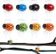 Ladybug plant clips, orchid support clips, vine clips, plant clips for supporting flowering orchids and vines (mixed colors)