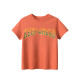 2023 New Summer Cotton Short Sleeves Orange #R01