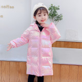 Children's Down jacket medium length #C001