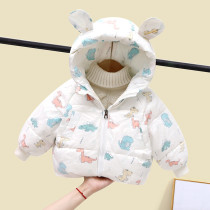 Kids cotton jacket thickening White #A02