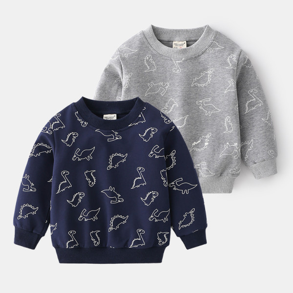Children's casual long sleeved sweater