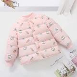Kids cotton jacket thickening