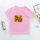 2023 New Summer Cotton Short Sleeves Pink#Cz01