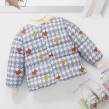 Kids cotton jacket thickening