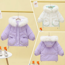 Kids cotton jacket thickening
