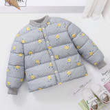 Kids cotton jacket thickening