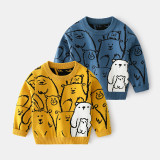 2023 Autumn Boys' Sweater Cartoon