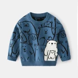 2023 Autumn Boys' Sweater Cartoon