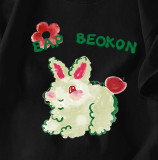 2023 New Summer Cotton Short Sleeves Black #CE01