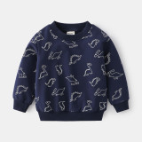 Children's casual long sleeved sweater
