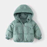 Kids cotton jacket thickening