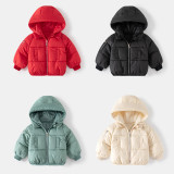 Kids cotton jacket thickening