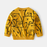 2023 Autumn Boys' Sweater Cartoon