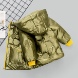Kids cotton jacket thickening