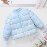 Kids cotton jacket thickening