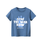 2023 New Summer Cotton Short Sleeves Royal Blue #R02