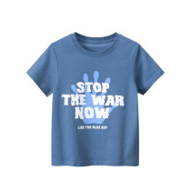 2023 New Summer Cotton Short Sleeves Royal Blue #R02