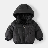 Kids cotton jacket thickening