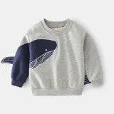 Children's casual long sleeved sweater
