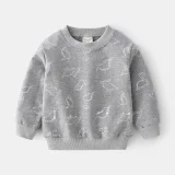 Children's casual long sleeved sweater