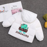 Kids cotton jacket thickening White #B01