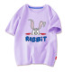 New Summer Cotton Short Sleeves Purple