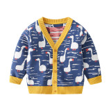 2023 Autumn Boys' Sweater Cartoon