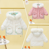 Kids cotton jacket thickening