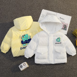 Kids cotton jacket thickening Yellow #B02