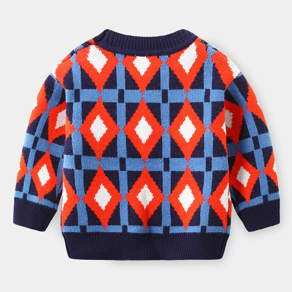 2023 Autumn Boys' Sweater Cartoon
