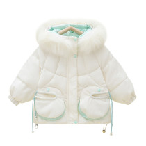Kids cotton jacket thickening
