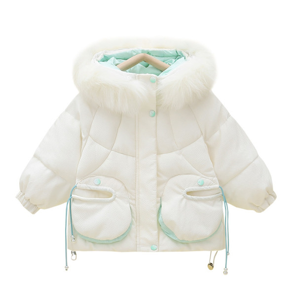Kids cotton jacket thickening